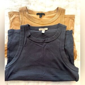 2 Banana Republic tanks, L, EUC